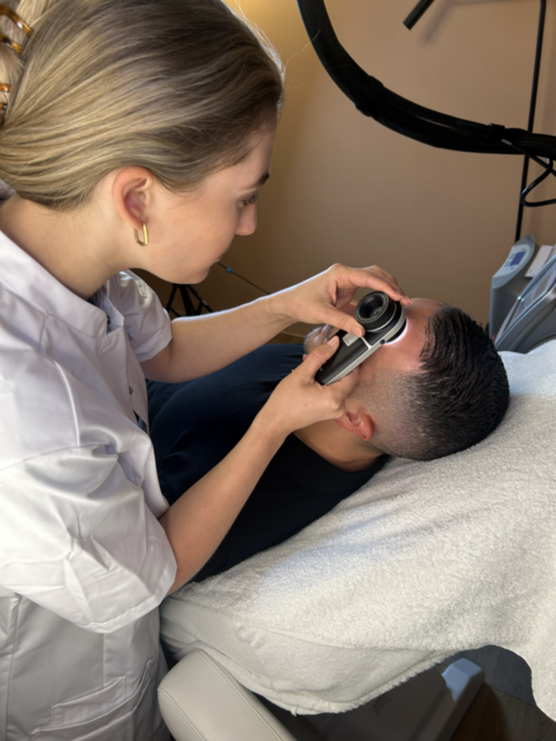 dermatoscoop behandeling